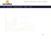 Tablet Screenshot of esmafice.com